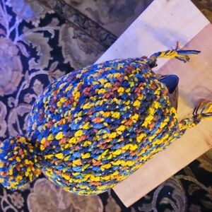 Colorful Knit Pom-Pom Beanie